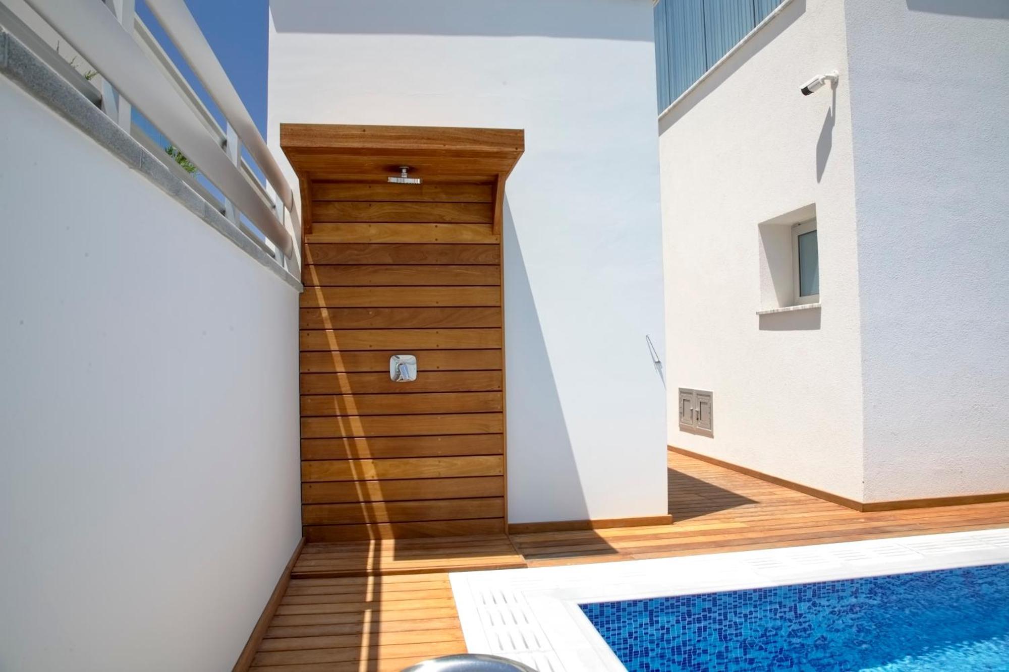 Seaview Luxury Villa Jacuzzi & Pool! 2 Min Beach Protaras Dış mekan fotoğraf