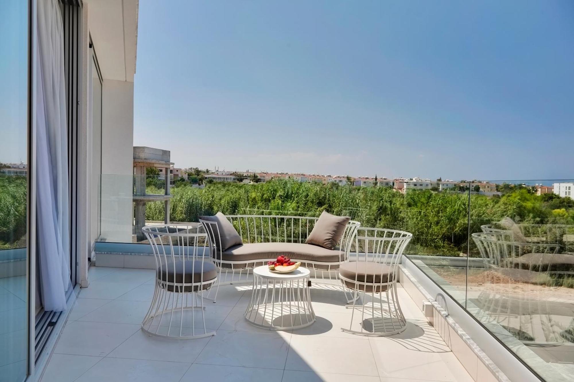 Seaview Luxury Villa Jacuzzi & Pool! 2 Min Beach Protaras Dış mekan fotoğraf