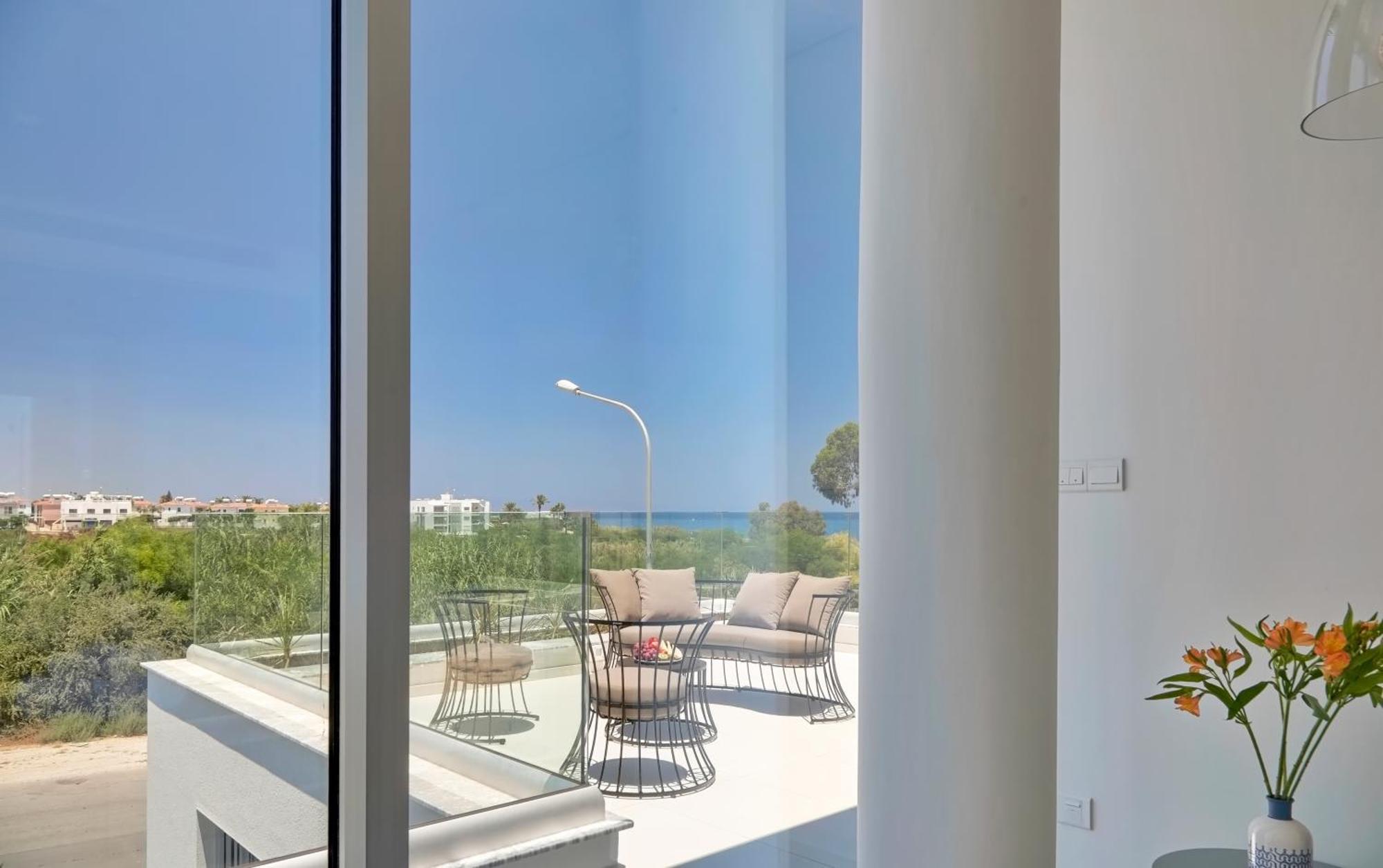 Seaview Luxury Villa Jacuzzi & Pool! 2 Min Beach Protaras Dış mekan fotoğraf