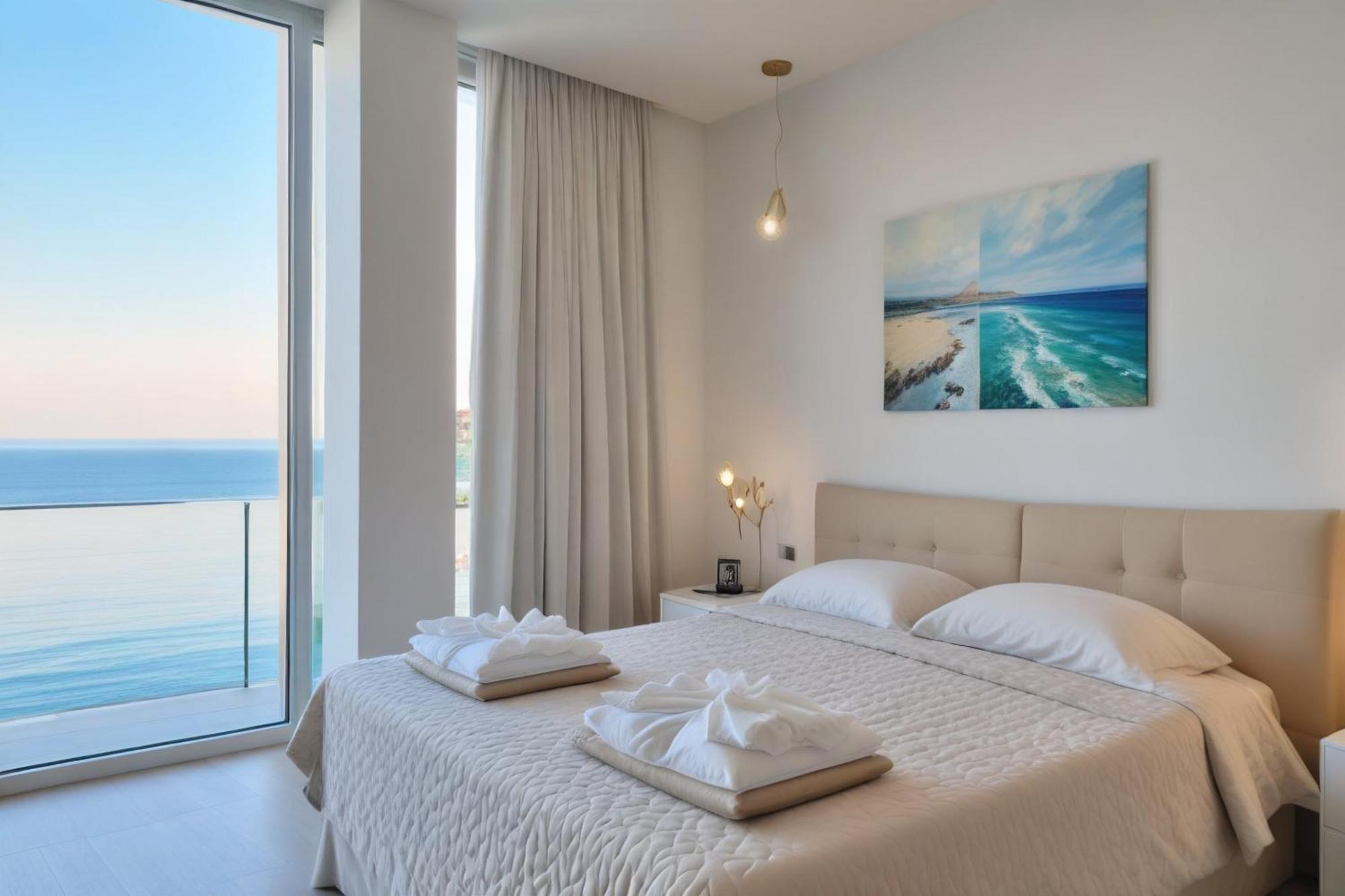 Seaview Luxury Villa Jacuzzi & Pool! 2 Min Beach Protaras Dış mekan fotoğraf